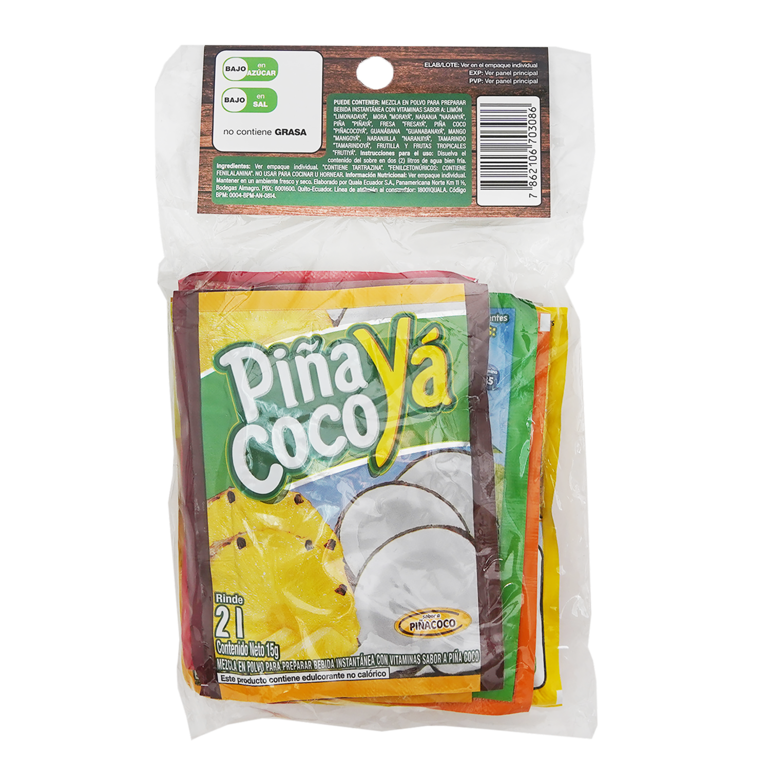 Pack De Jugos YA 8 X 15 Gr