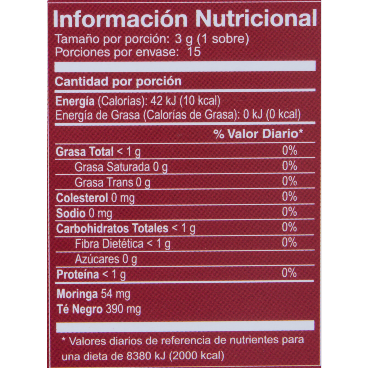 Té En Polvo Negro En Polvo Especias Y Moringa Masala MAGIC VALLEY SUPERFOODS 45 G