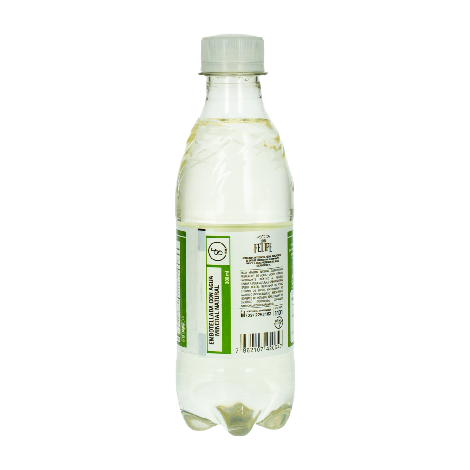 Agua Mineral Sabor A Pera FRUMMM 300 Ml