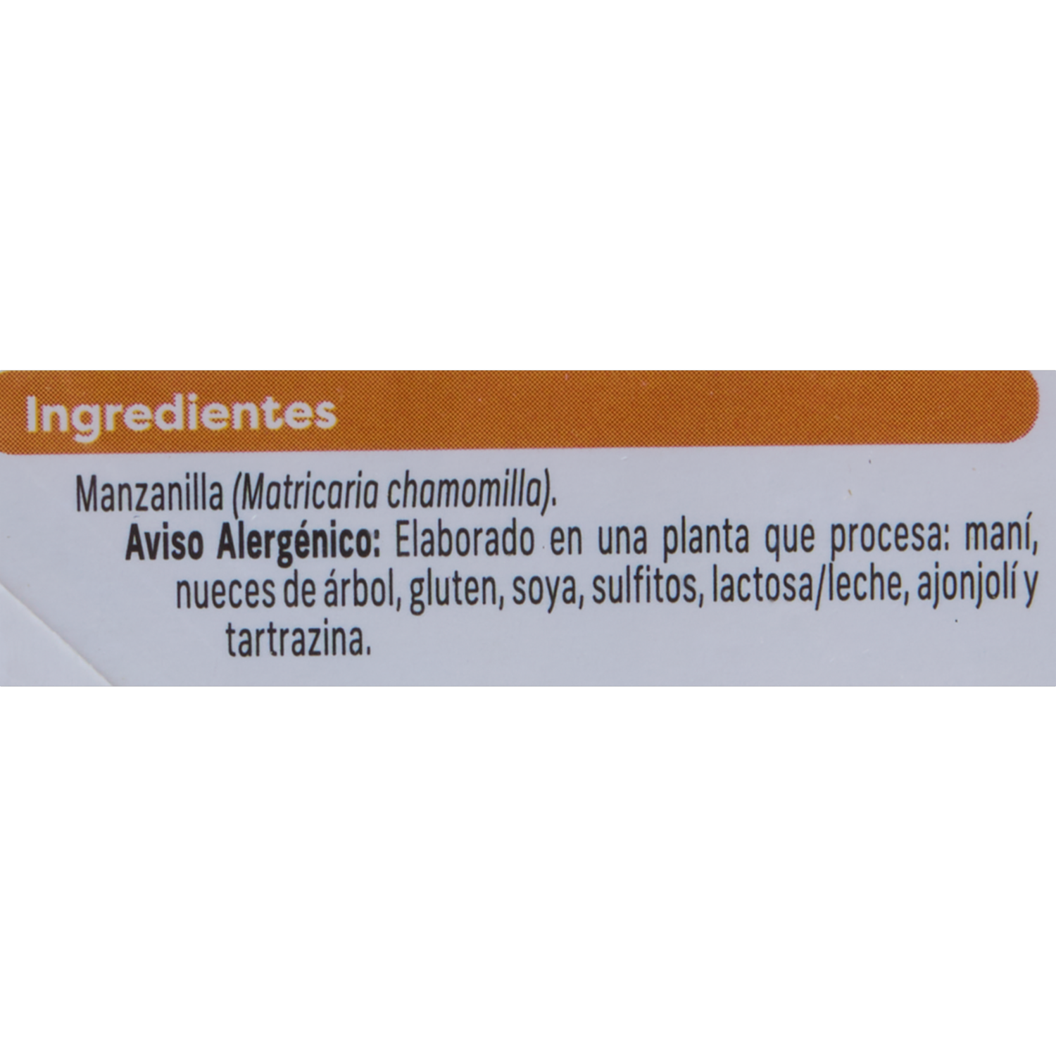 Infusión De Manzanilla NATURE´S HEART 20 X 1 G