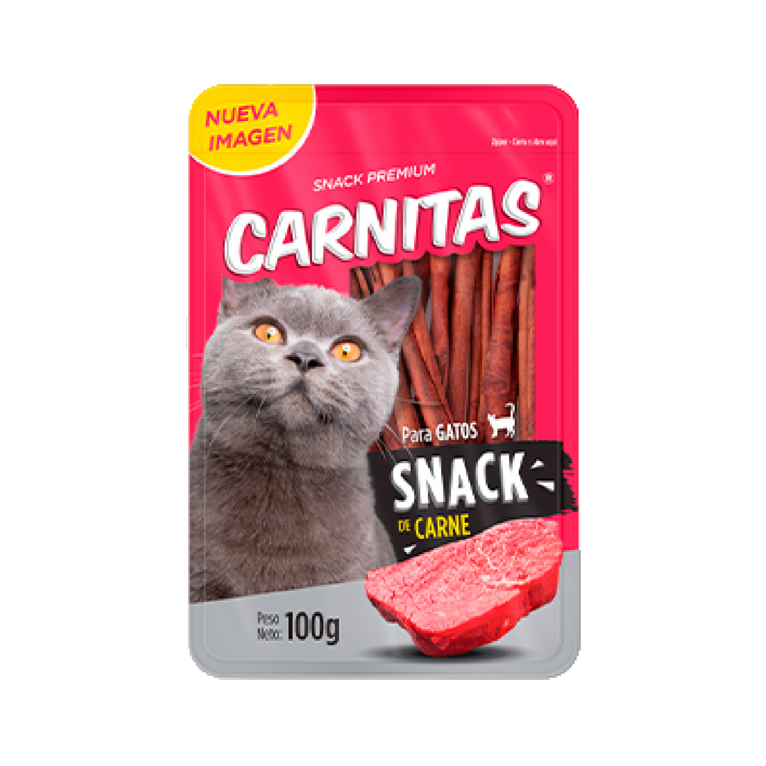 Snack Para Gatos De Carne CARNITAS 100 G