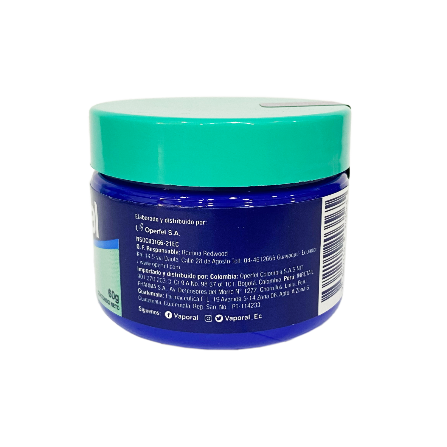 Pomada Original VAPORAL 60 G
