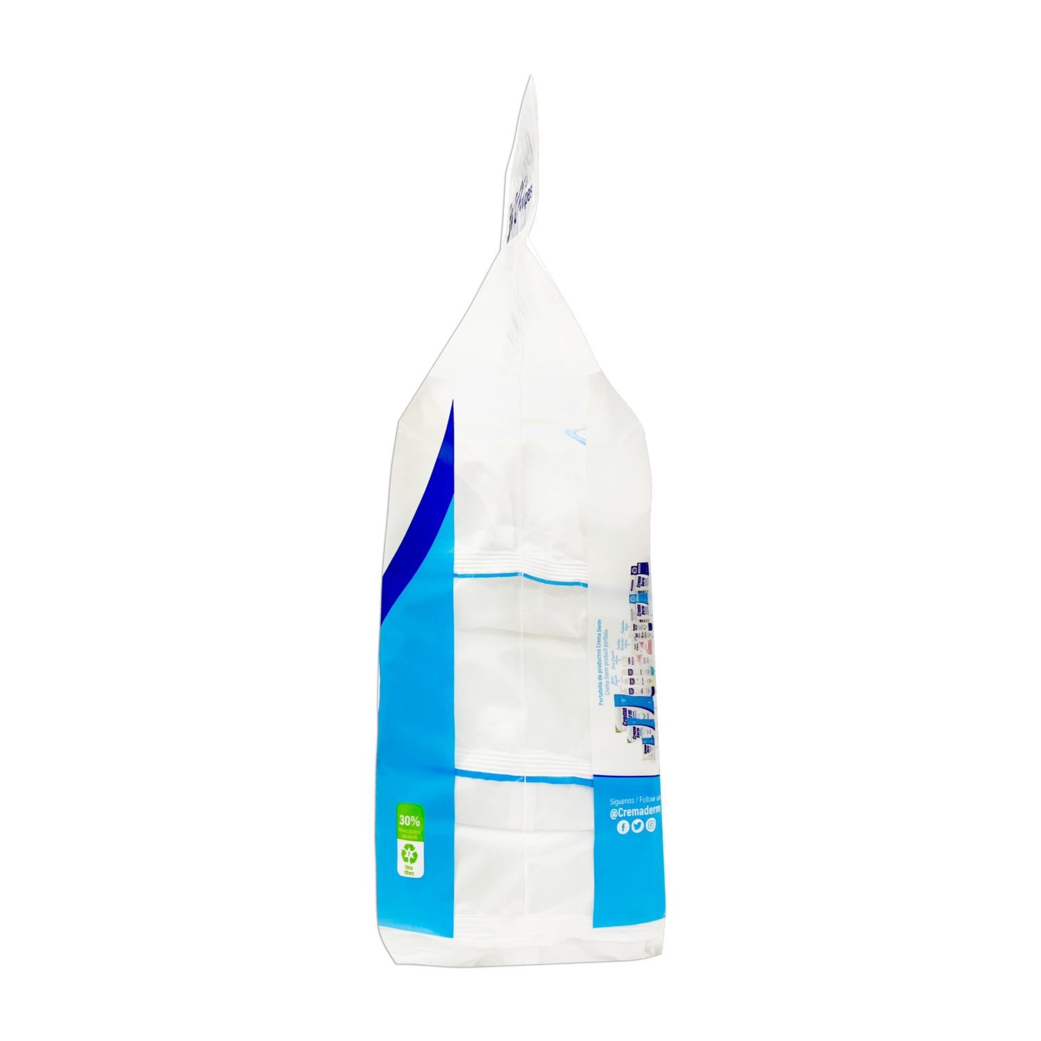 Pañitos Húmedos 0% Alcohol Y Parabenos CREMA DERM X 300 Uds