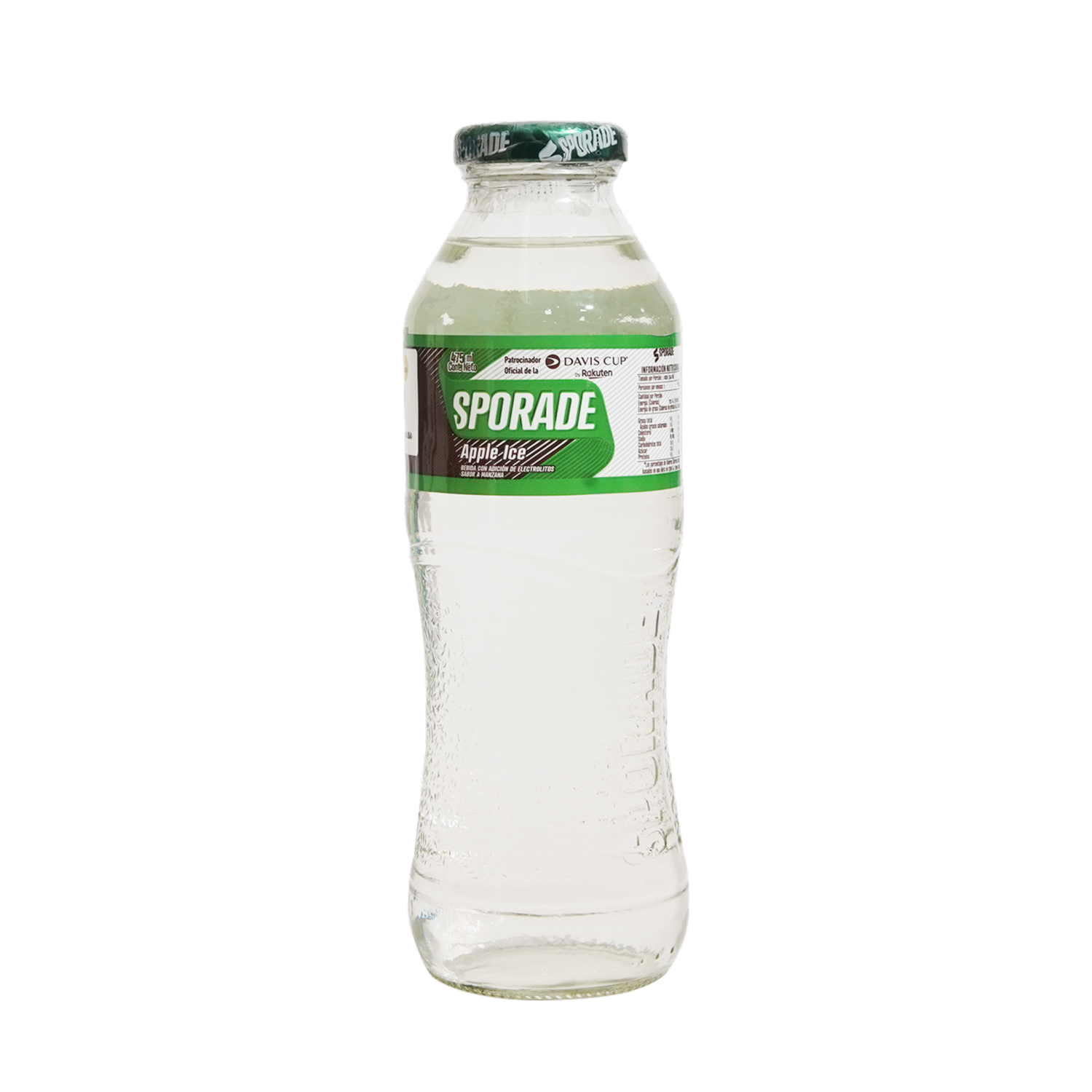 Bebida Hidratante Apple Ice Vidrio. SPORADE Botella