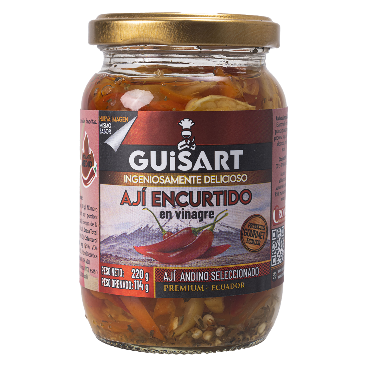 Ají En Vinagre GUISART 220 G