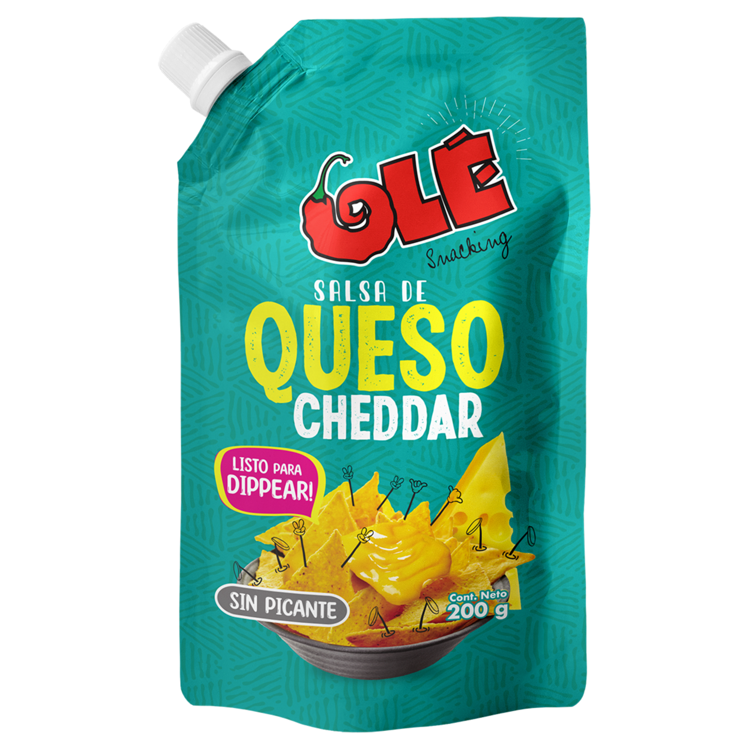 Salsa De Queso Cheddar OLÉ 200G