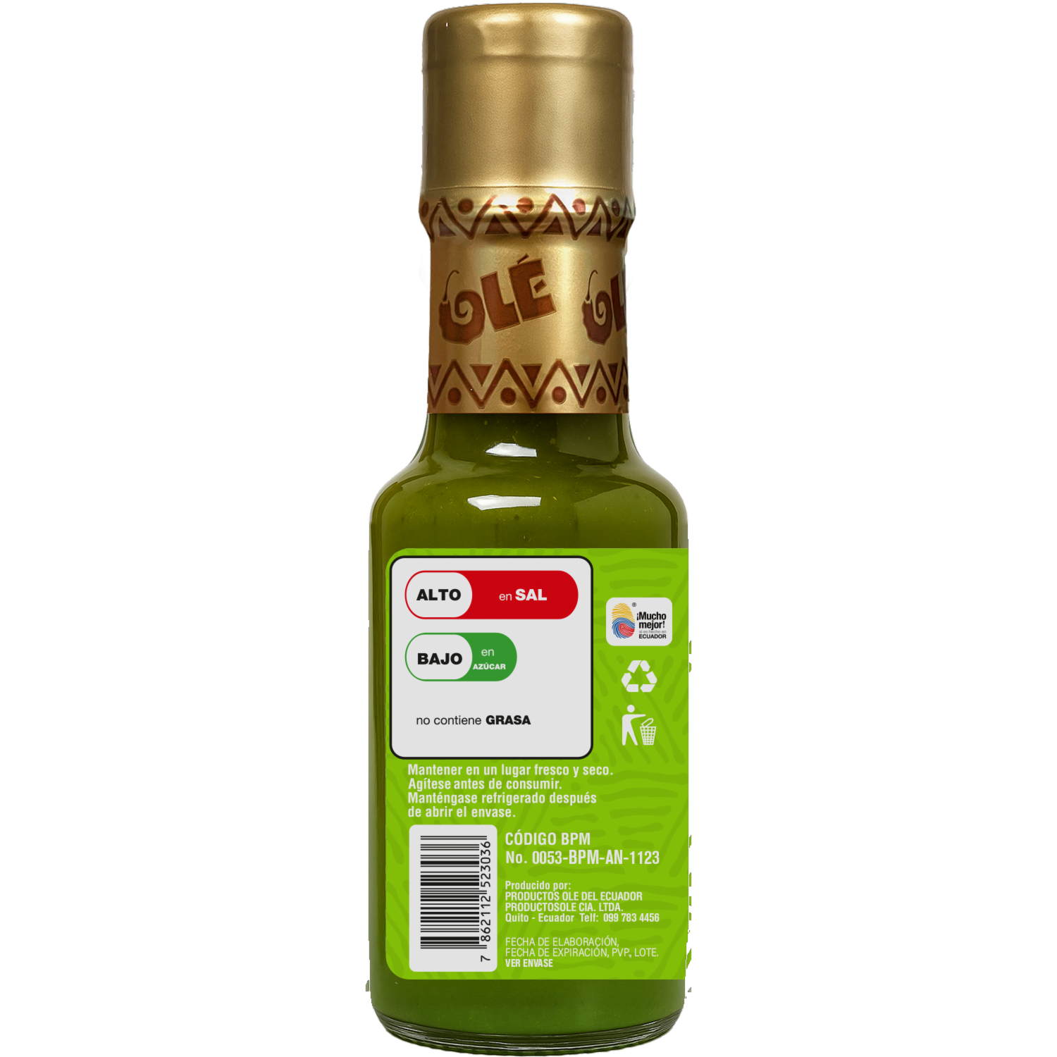 Salsa Picante Jalapeño OLÉ 100 G