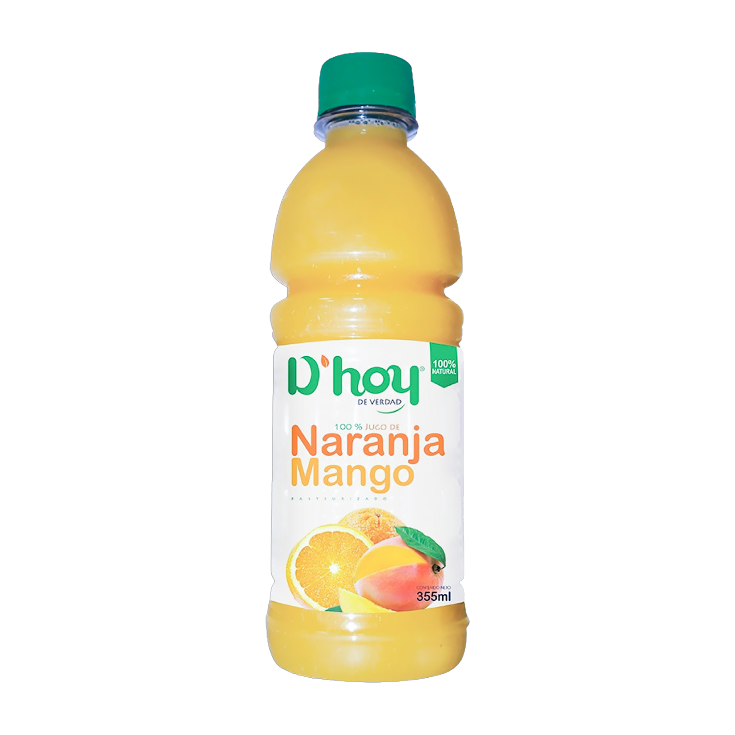 Jugo De Naranja Y Mango 100 % Natural D`HOY 355 Ml