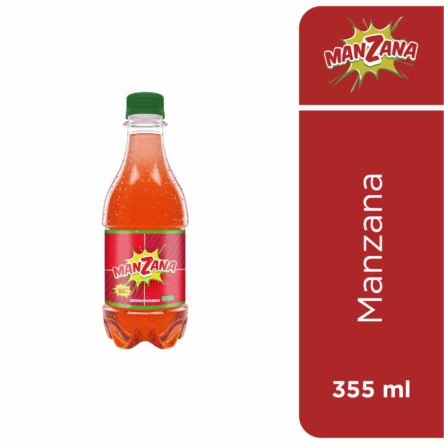 Bebida Gaseosa Sabor A Manzana MANZANA 355 Ml