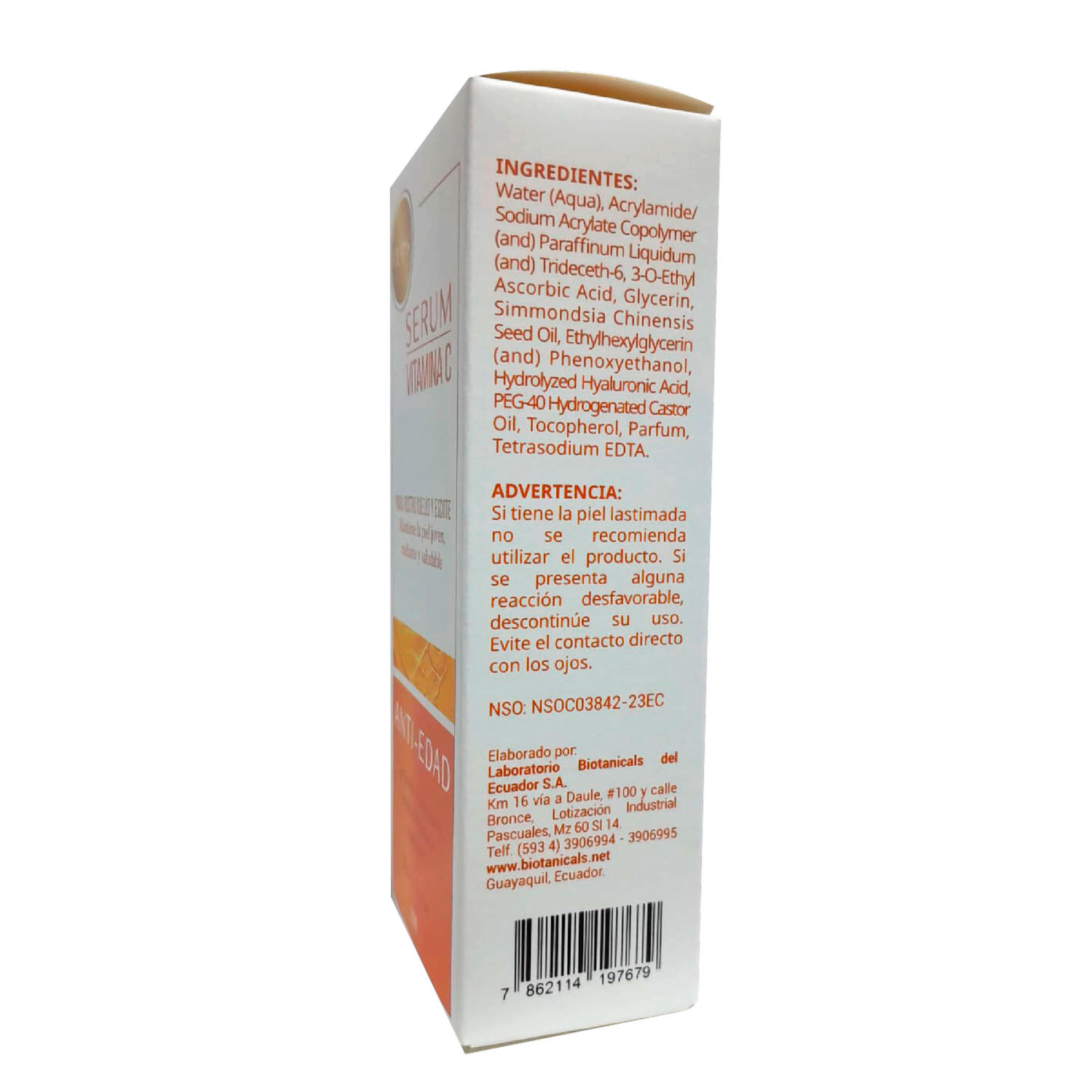 Sérum Facial Con Vitamina C CLANS 30 Ml