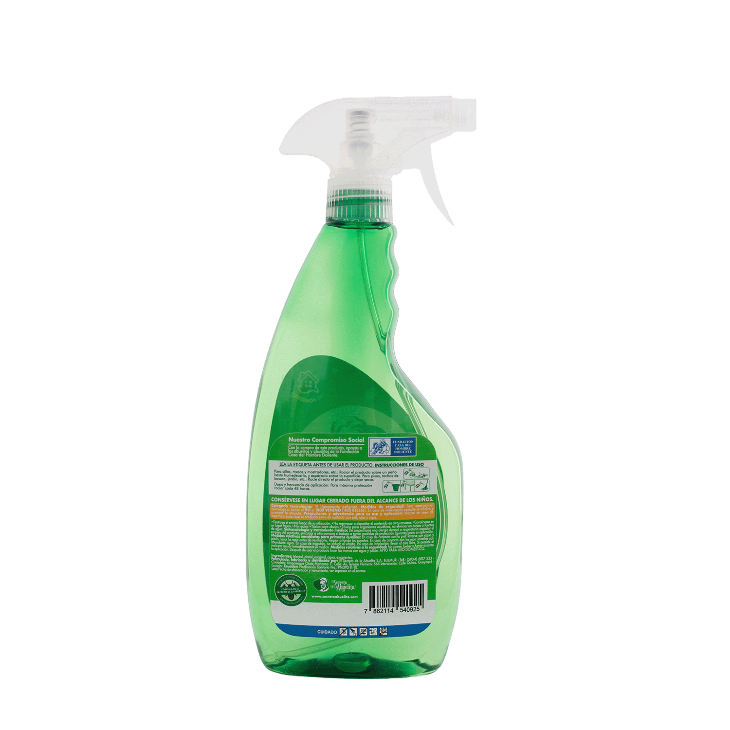 Control De Plagas Domesticas EL SECRETO DE LA ABUELITA 500 Ml