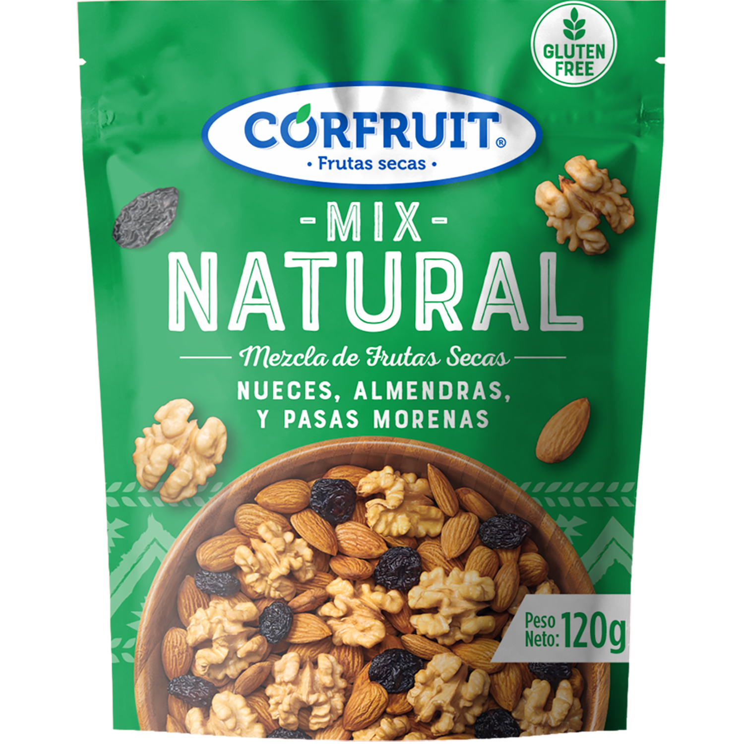 Frutos Secos Mix Natural CORFRUIT 120 G