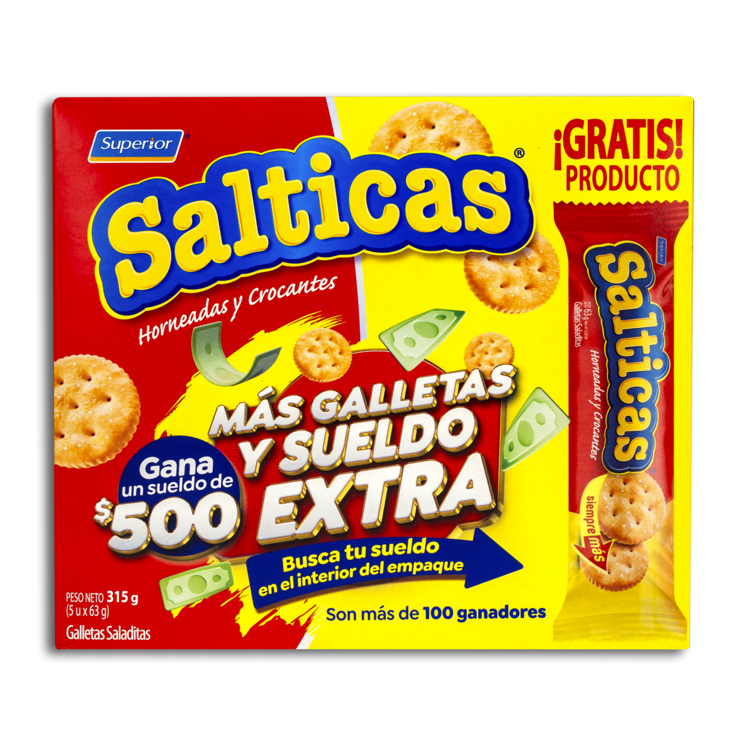 Galletas De Sal De Sal SALTICAS 315 G