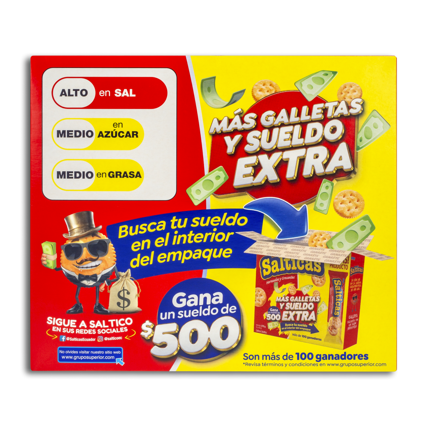 Galletas De Sal De Sal SALTICAS 315 G