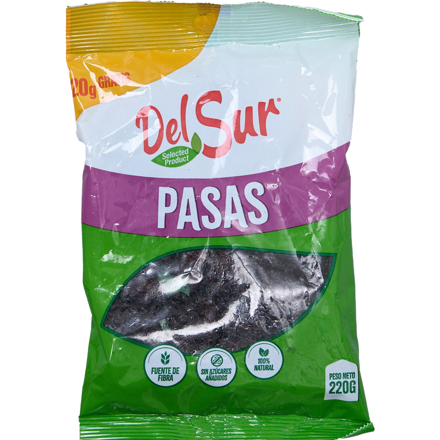 Pasas Sin Semilla DEL SUR 220G