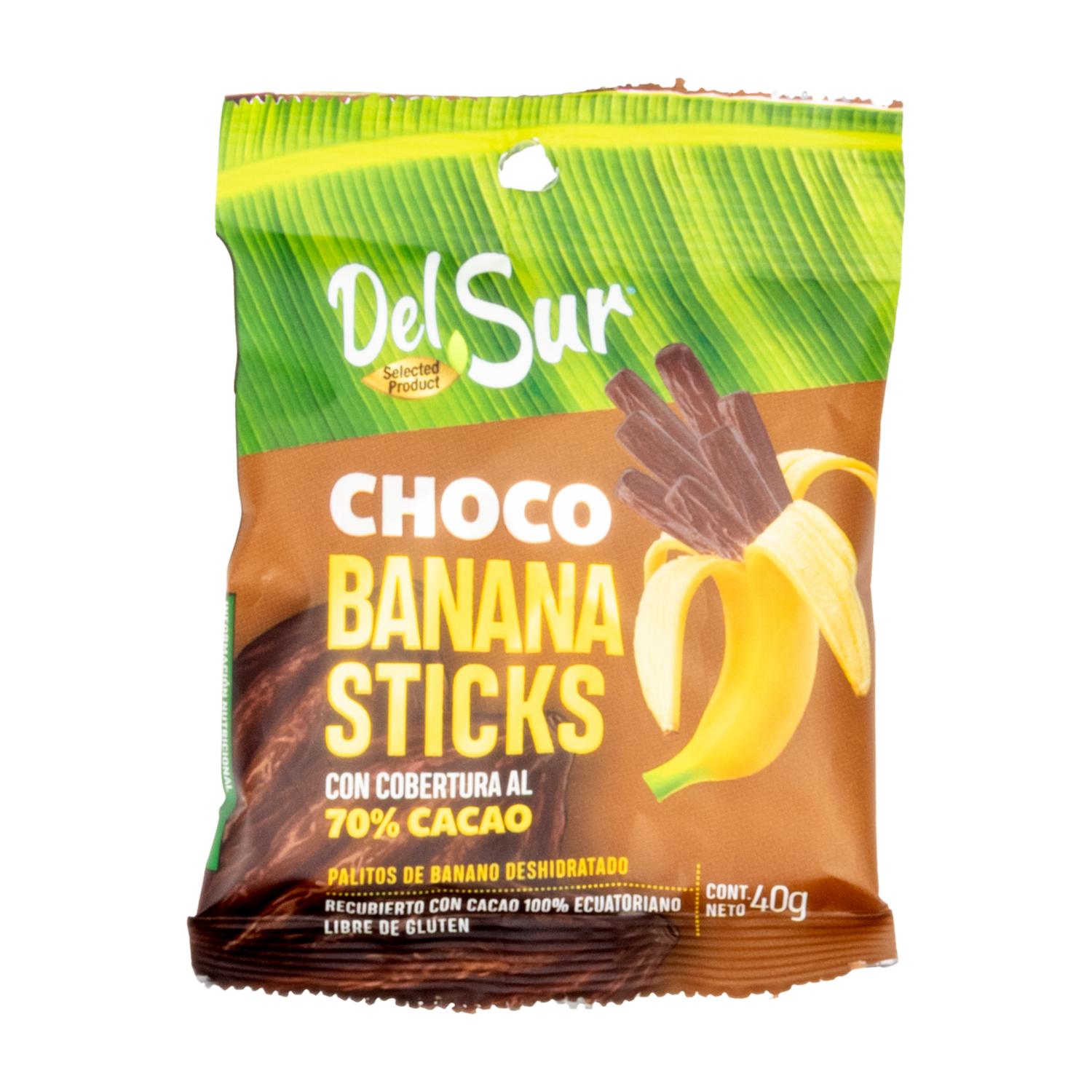 Chocobanano Sticks DEL SUR 40 G