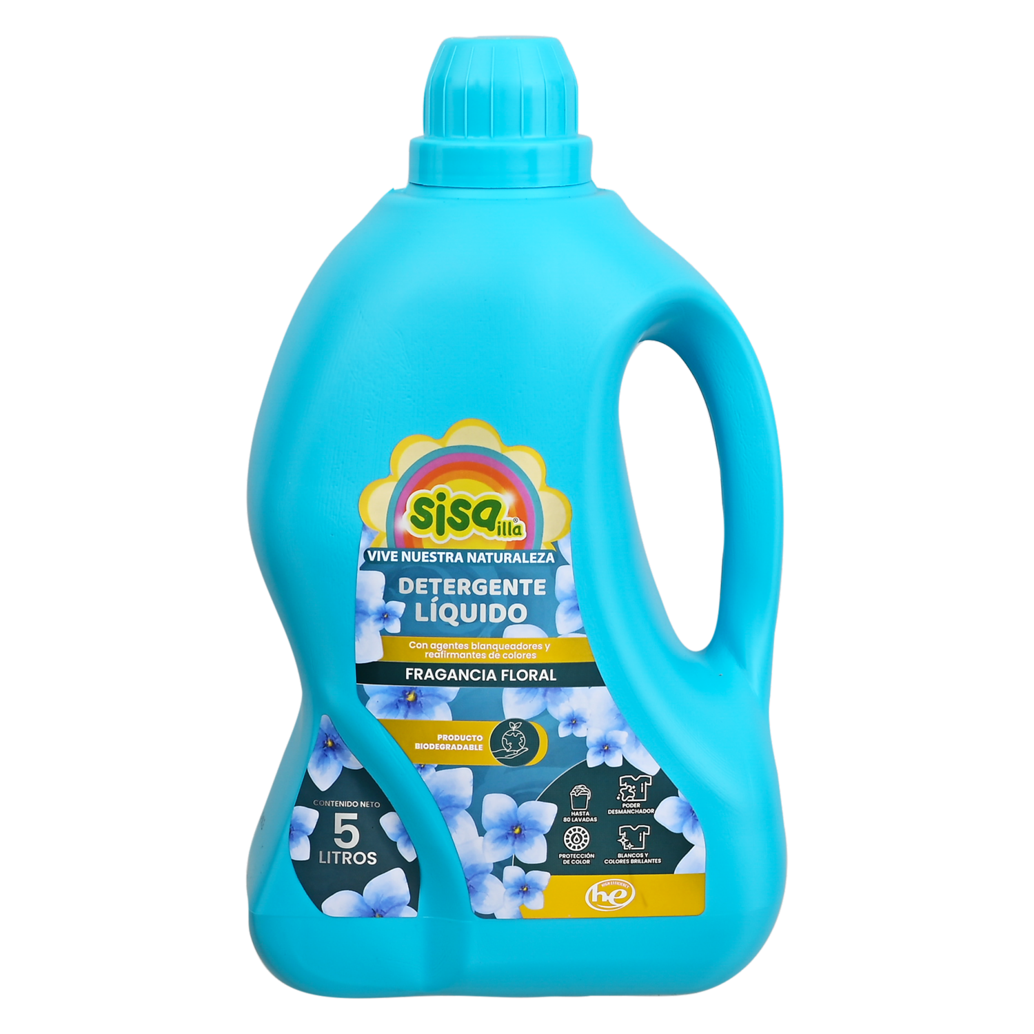 Detergente Líquido Para Ropa Fragancia Floral SISAILLA 5000 Ml