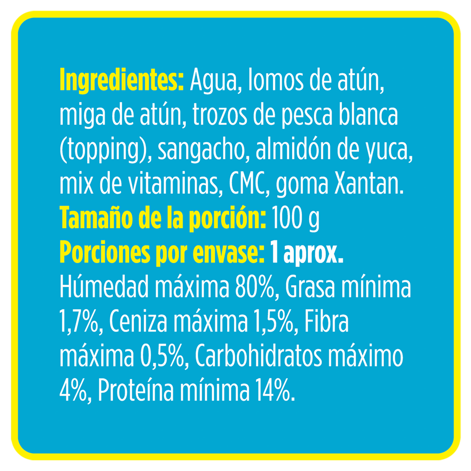 Alimento Húmedo Para Gatos De Atún Con Pesca Blanca PURE NATURE 85 G