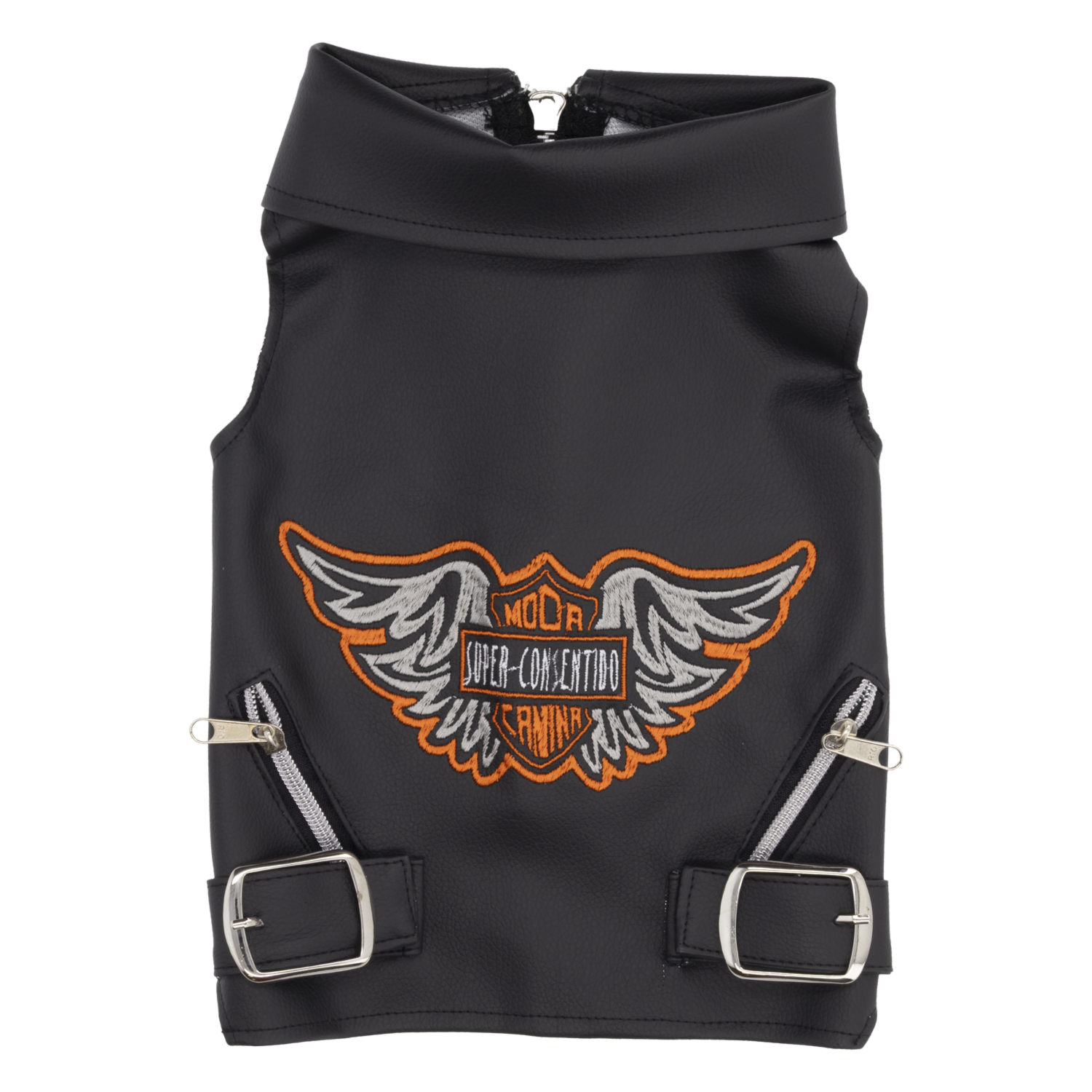 Chompa Para Perro De Cuero Motociclista PINKYS PET