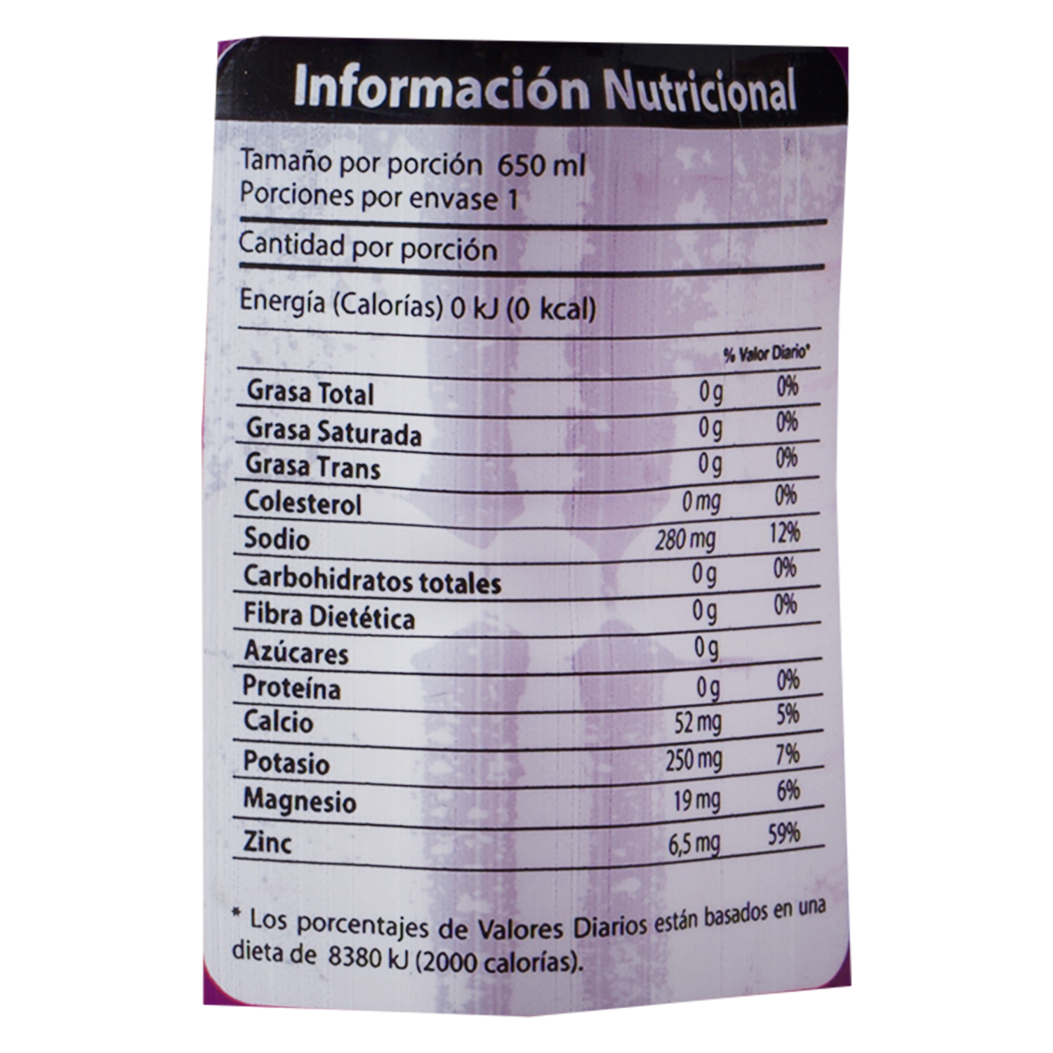 Suplemento Nutricional Hidratante Con Electrolitos Orales Sabor A Uva HIDRALIFE 650 Ml