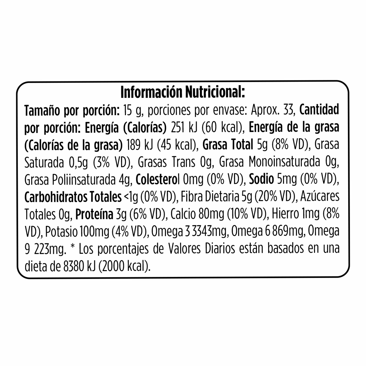 Chía Semillas KARAY 500 G