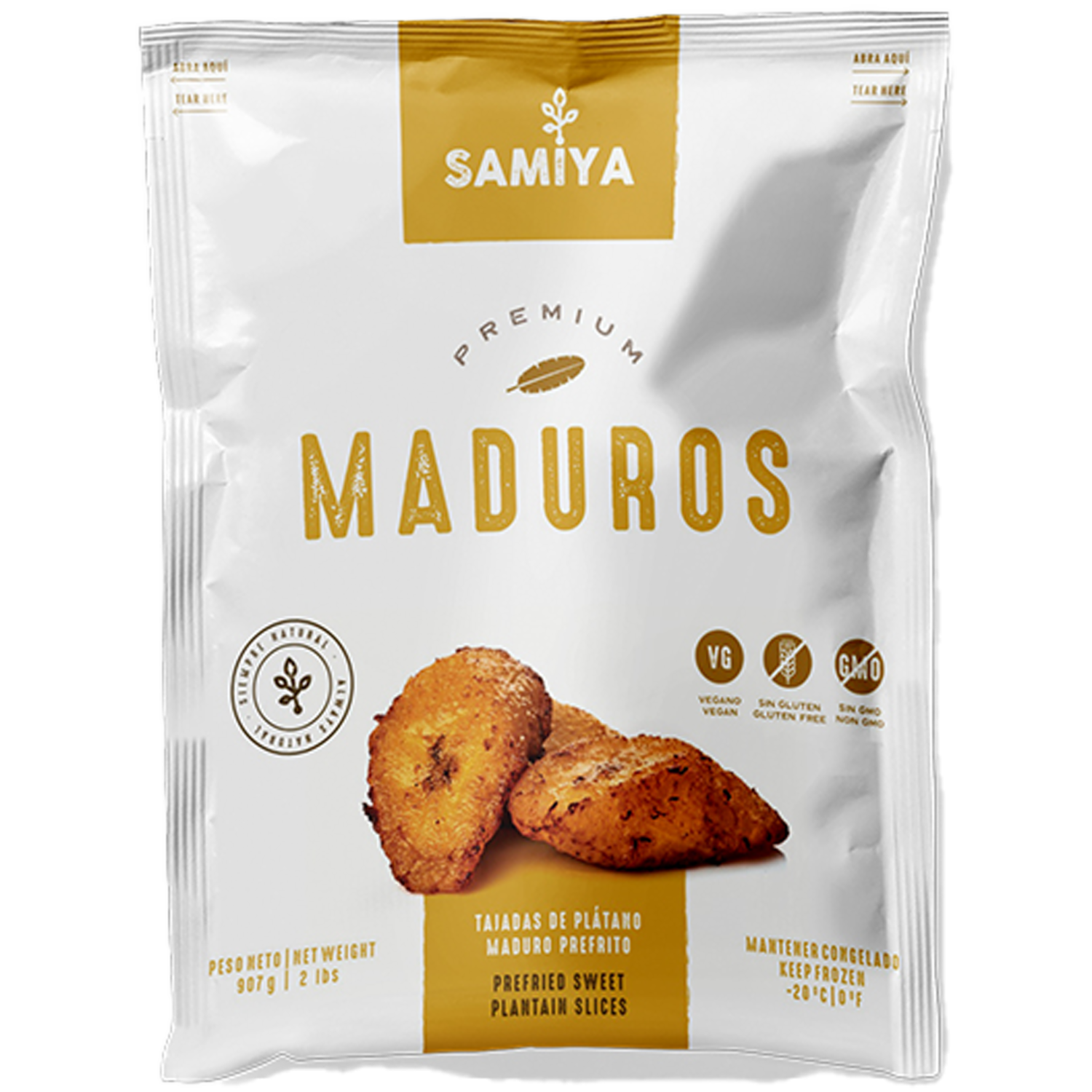Maduro Tajado Congelado SAMIYA 908 g