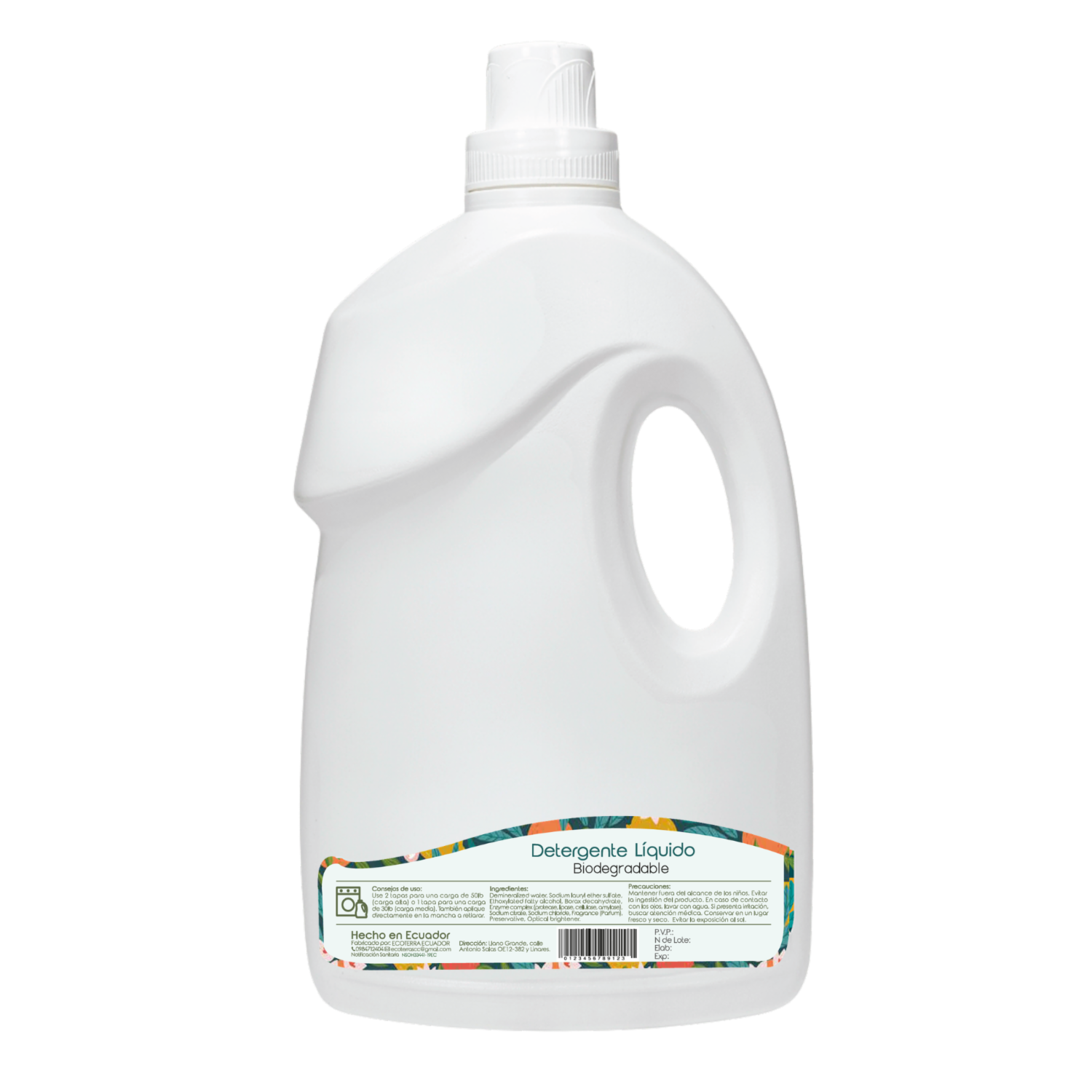 Detergente Líquido Enzimático ECOTERRA 2 L