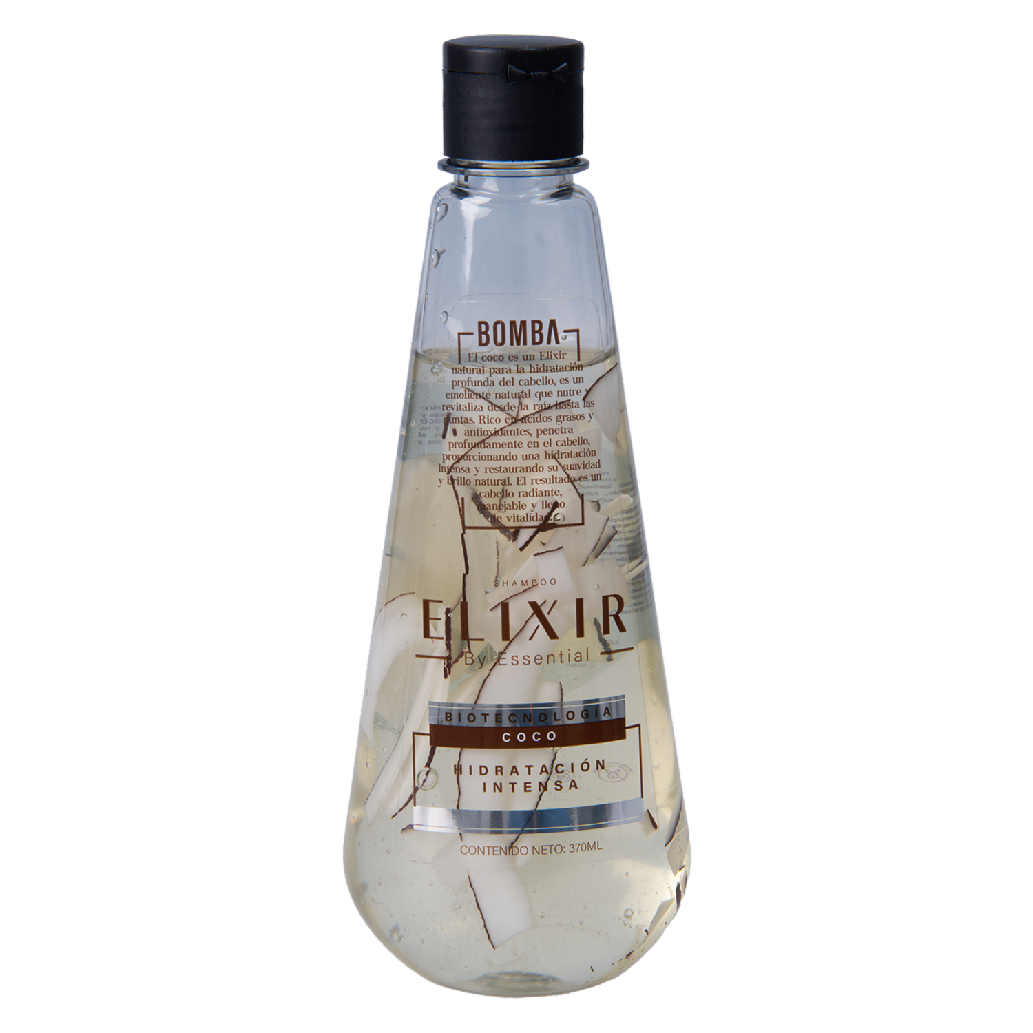Shampoo De Cabello Hidratación Intensa Con Coco ELIXIR 370 Ml