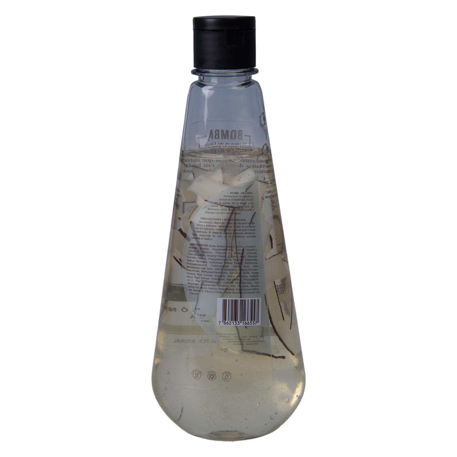 Shampoo De Cabello Hidratación Intensa Con Coco ELIXIR 370 Ml