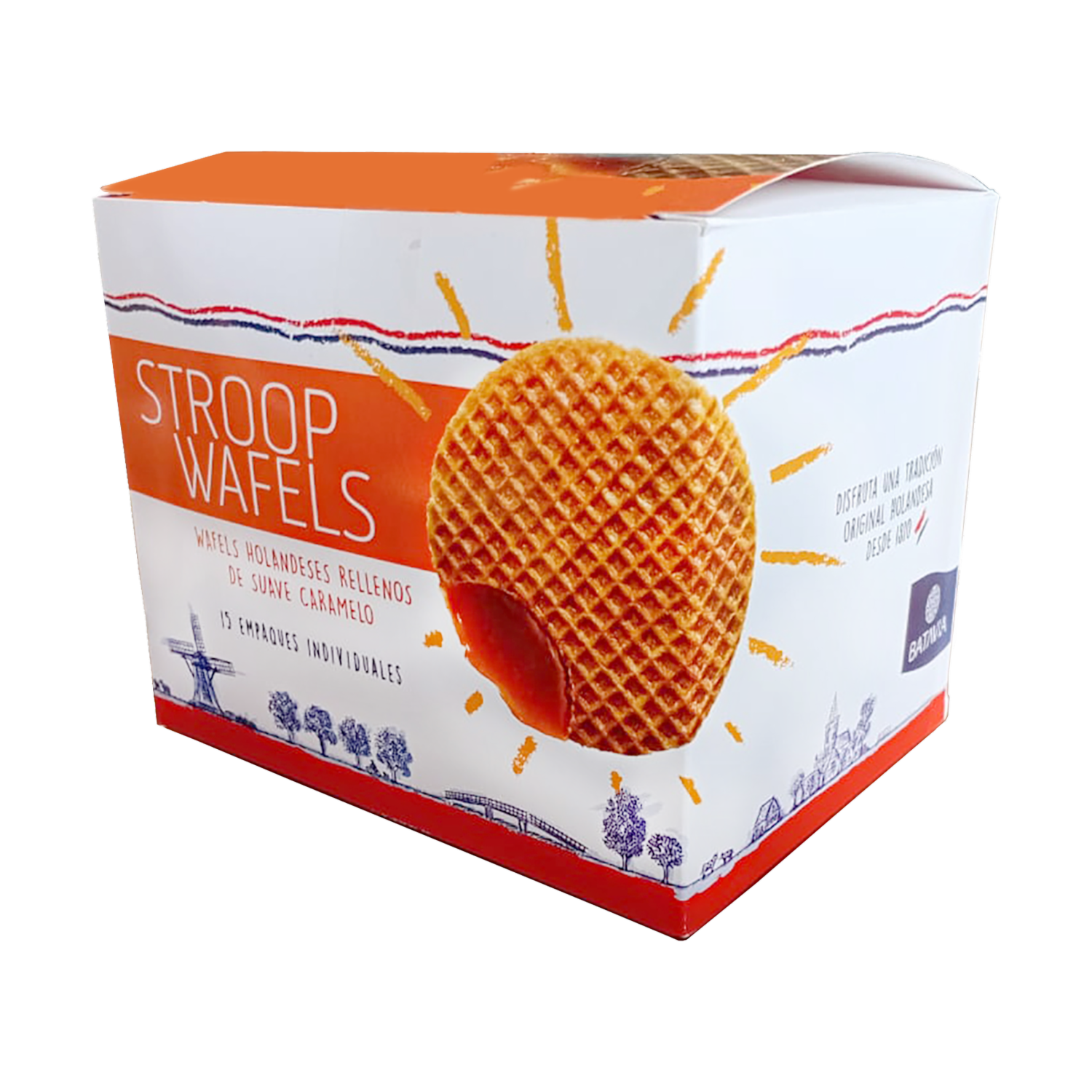 Wafels Rellenos De Caramelo STROOPWAFELS 525 G