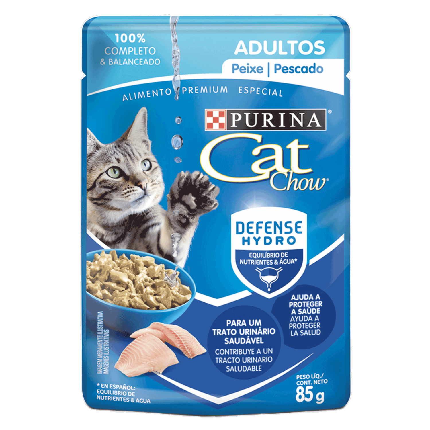 Alimento Para Gatos Adultos Pescado PURINA CAT CHOW 85 G