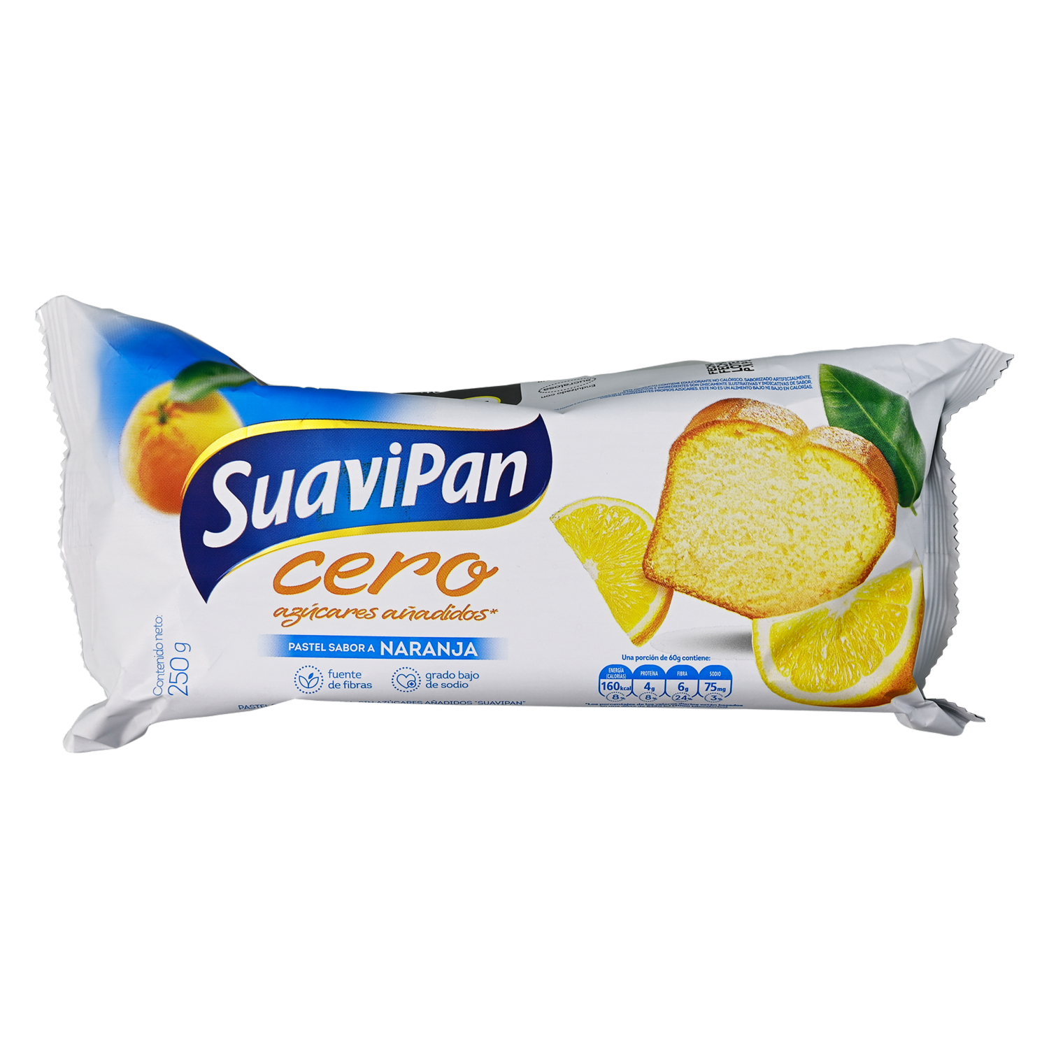 Pastel De Naranja Sin Azúcar SUAVIPAN 250 G