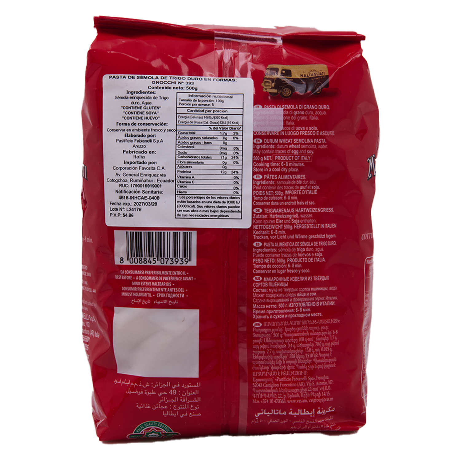 Pasta Gnocchi MALTAGLIATI 500 G