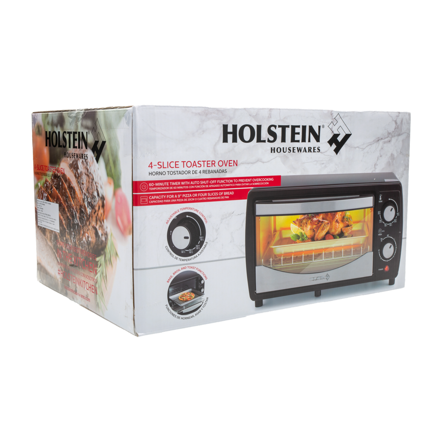 Horno Tostador 9 Litros HOLSTEIN Unidad