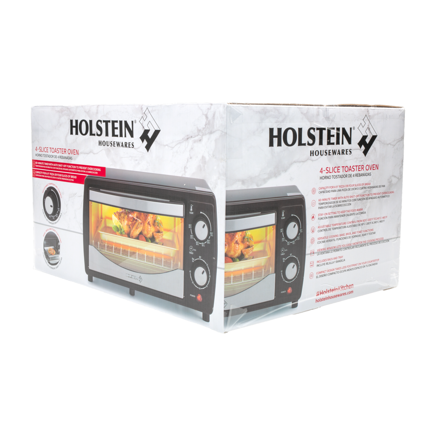 Horno Tostador 9 Litros HOLSTEIN Unidad