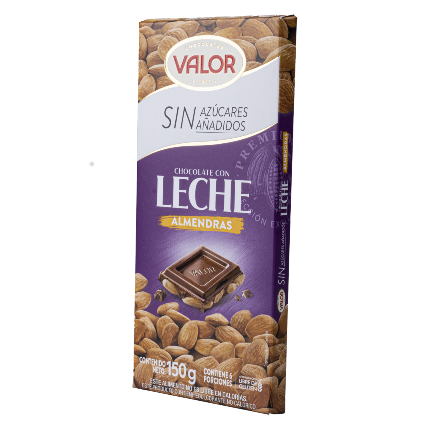 Chocolate Con Leche Y Almendra VALOR 150 G