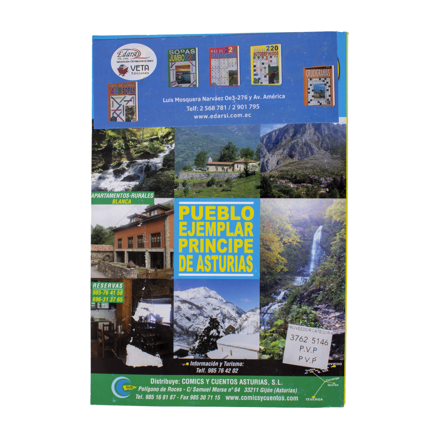 Libro Sopas De Letras ASTURIAS 322 Páginas