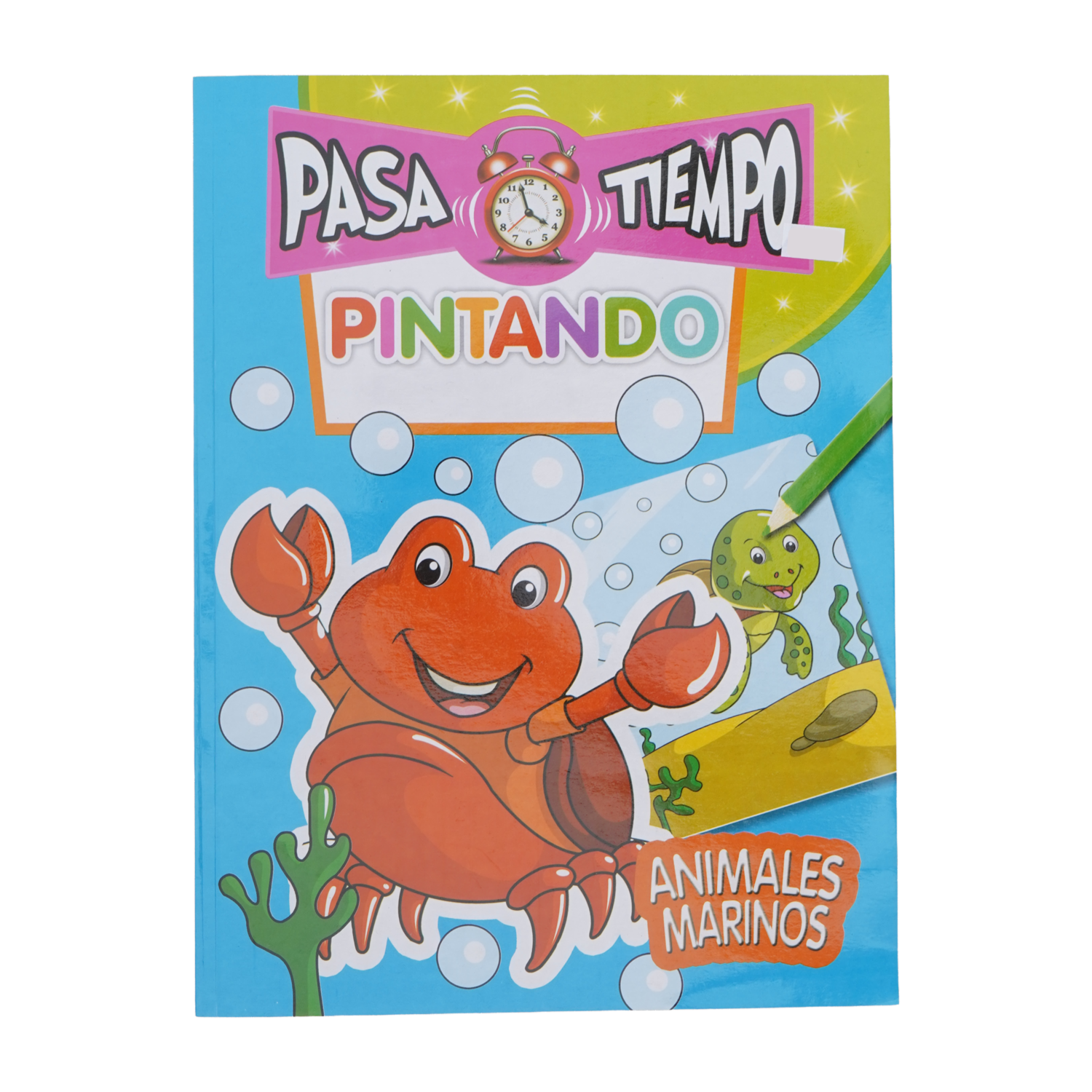 Libro Pasa Tiempo Pintando EDARSI 50 Páginas