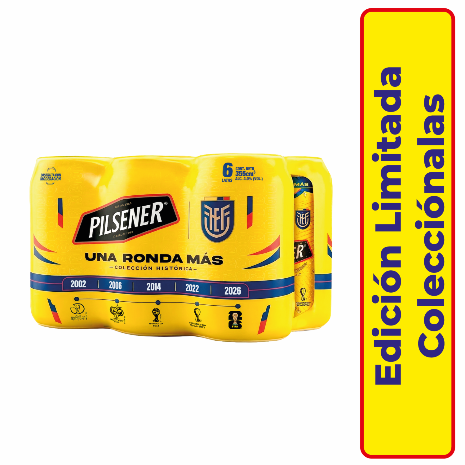 Cerveza Una Ronda Más PILSENER Six Pack Latas 355 Ml