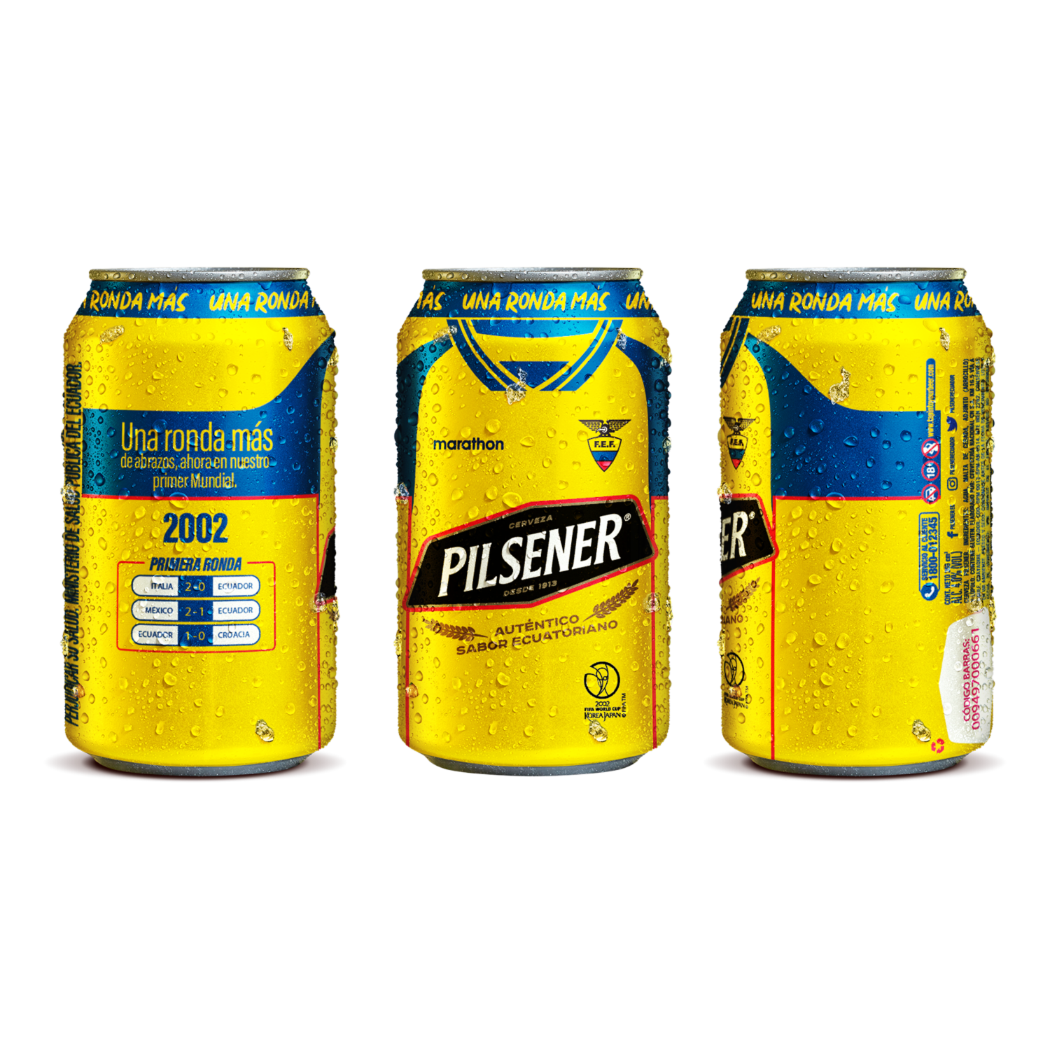 Cerveza Una Ronda Más PILSENER Six Pack Latas 355 Ml