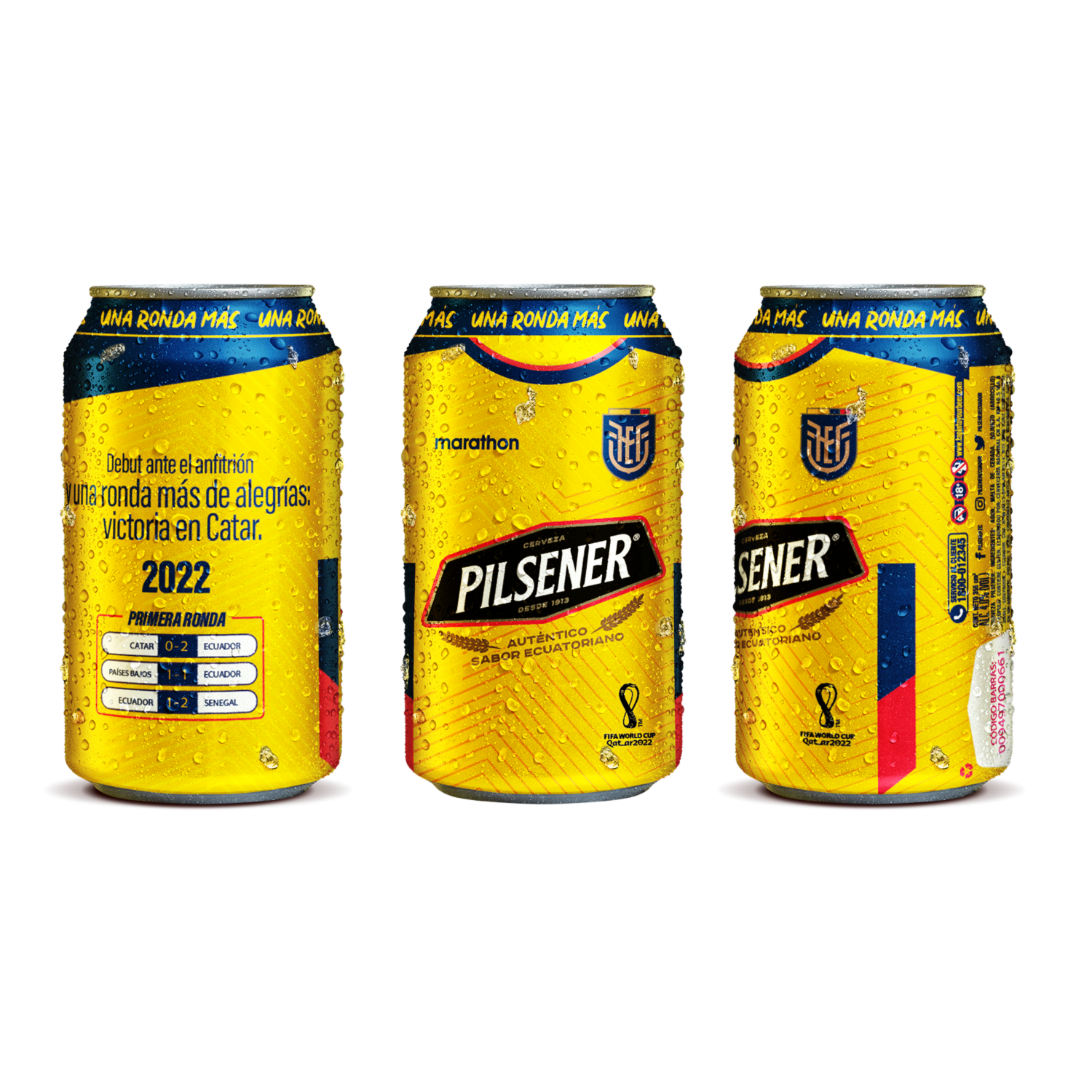 Cerveza Una Ronda Más PILSENER Six Pack Latas 355 Ml