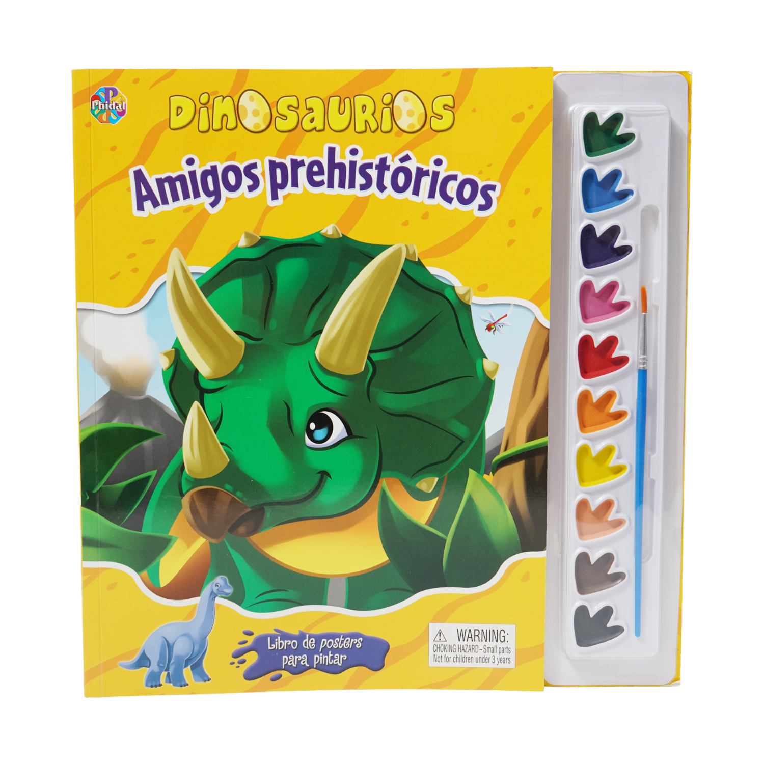 Libro Dinosaurios Amigos Prehistóricos MACROBOOKS Unidad