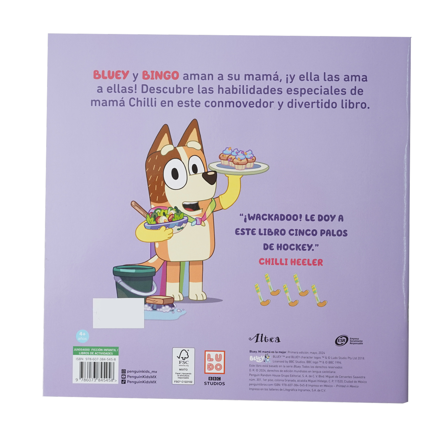 Libros Bluey Mi Mama Es La Mejor DISNEY 10 Páginas
