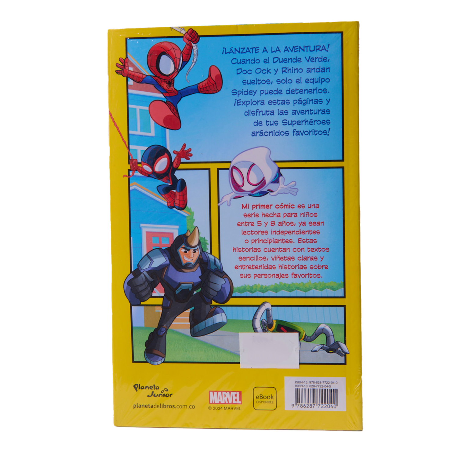 Libro Spidey Y Sus Sorprendentes Amigos. Comic 2 PLANETA JR 15 Páginas