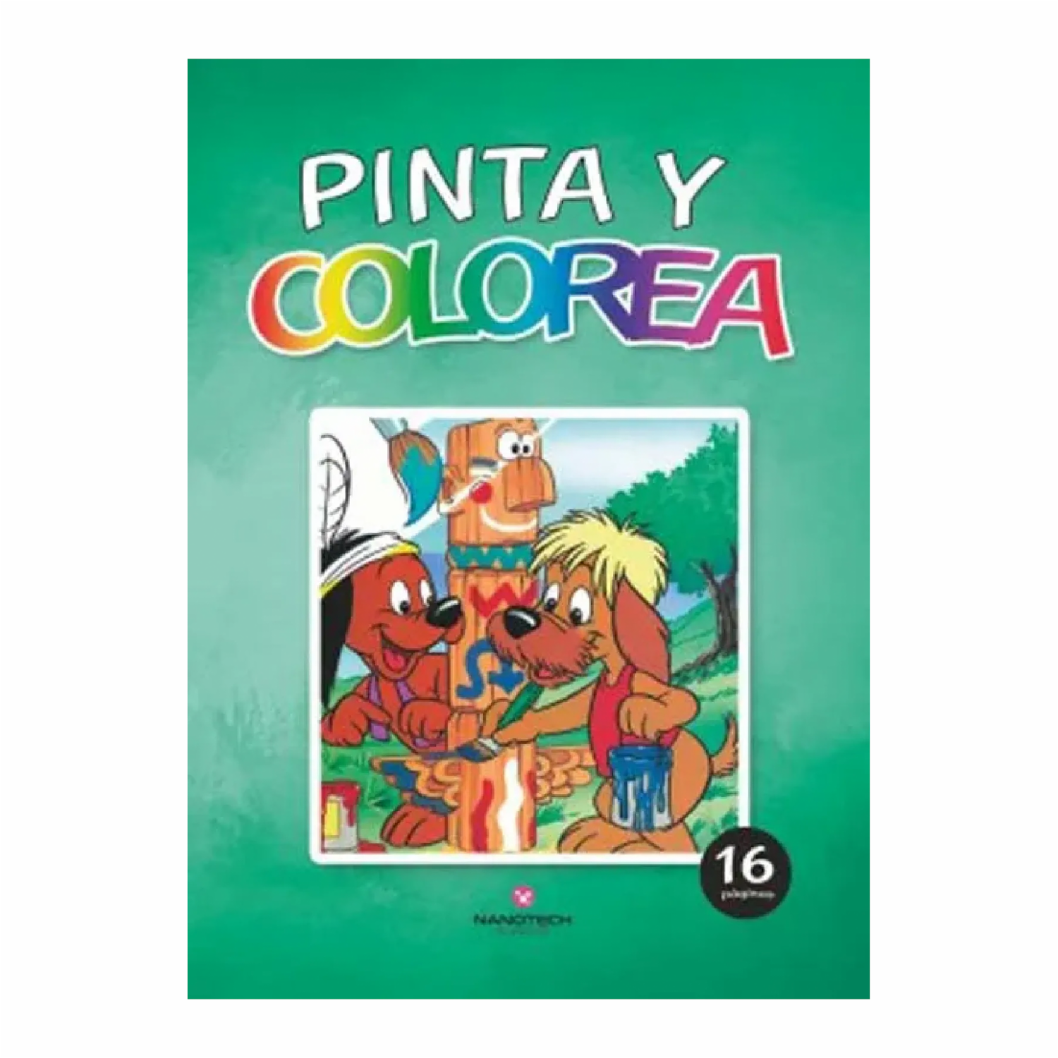 Libro Pinta Y Colorea (Verde) CONECTA 25 Páginas