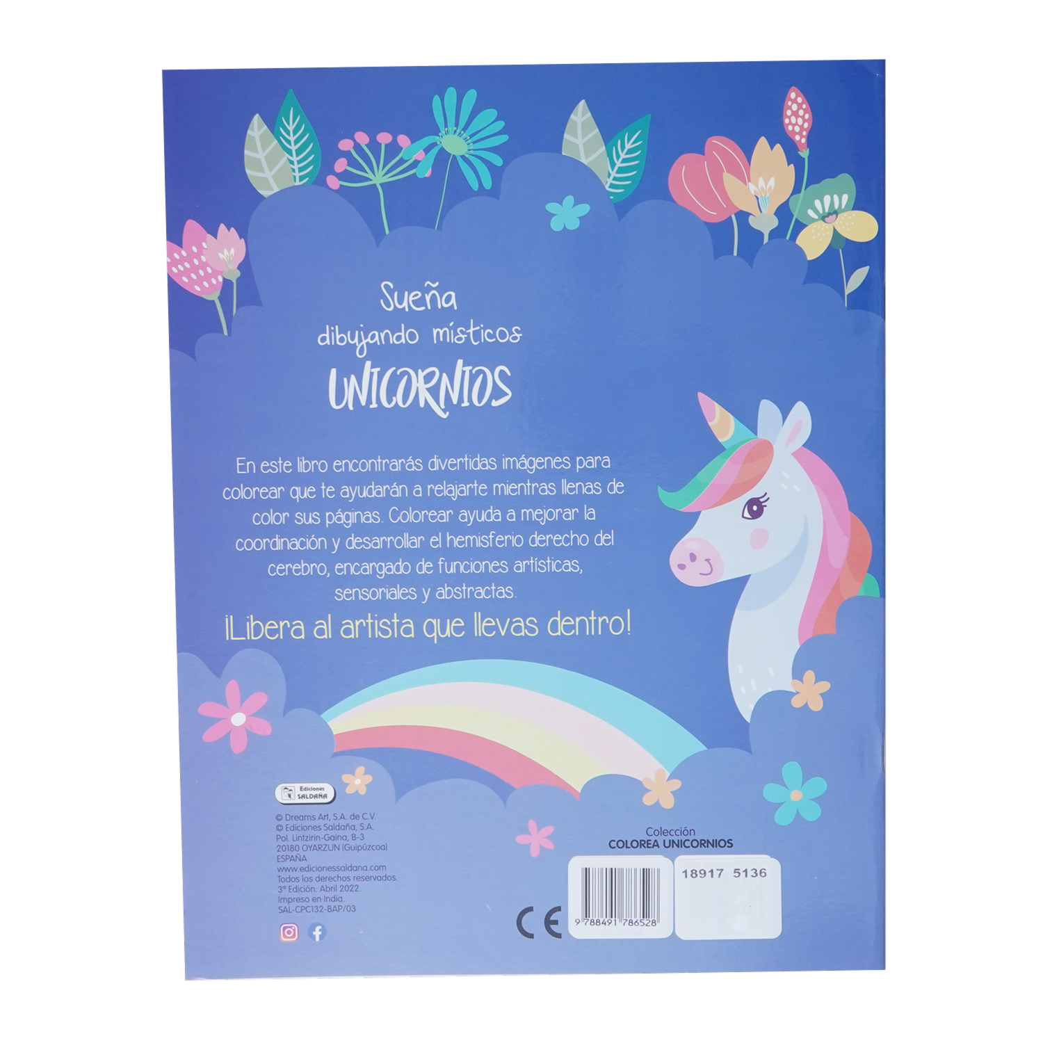 Libro Pinta Animales EDICIONES SALDAÑA 10 Páginas