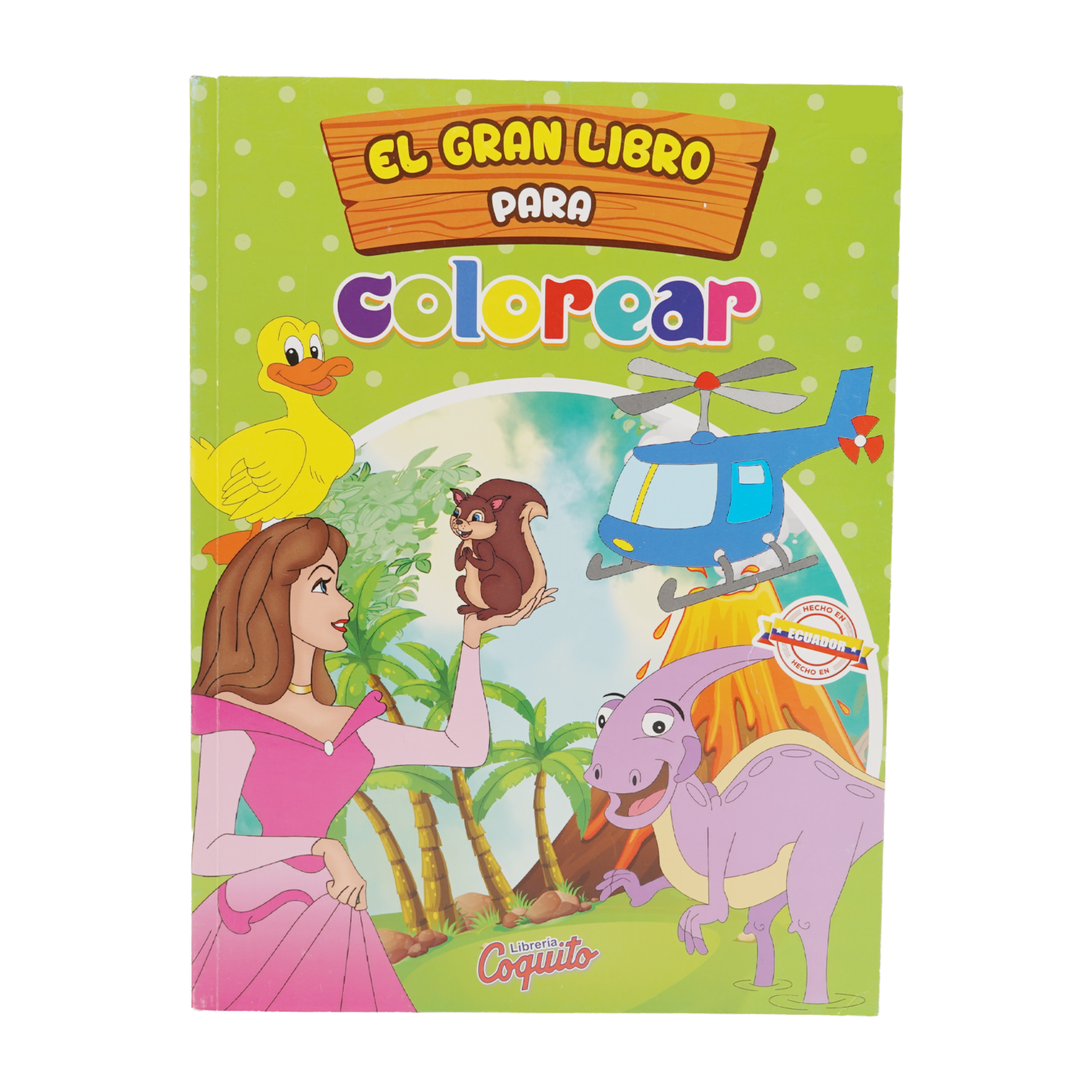 Libro Gran Libro Para Colorear COQUITO 152 Páginas