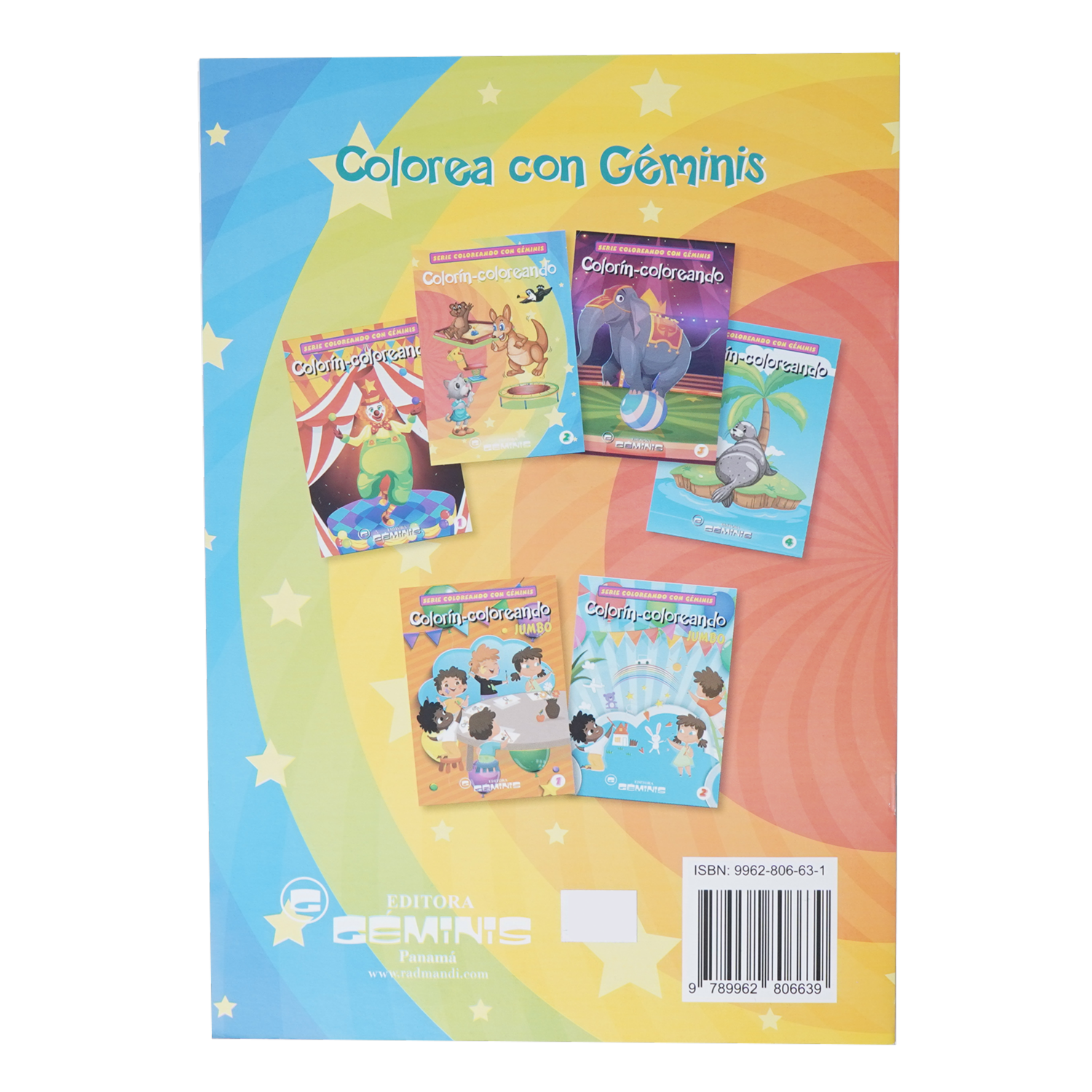 Libro Colorín Coloreando 2 RADMANDÍ 16 Páginas