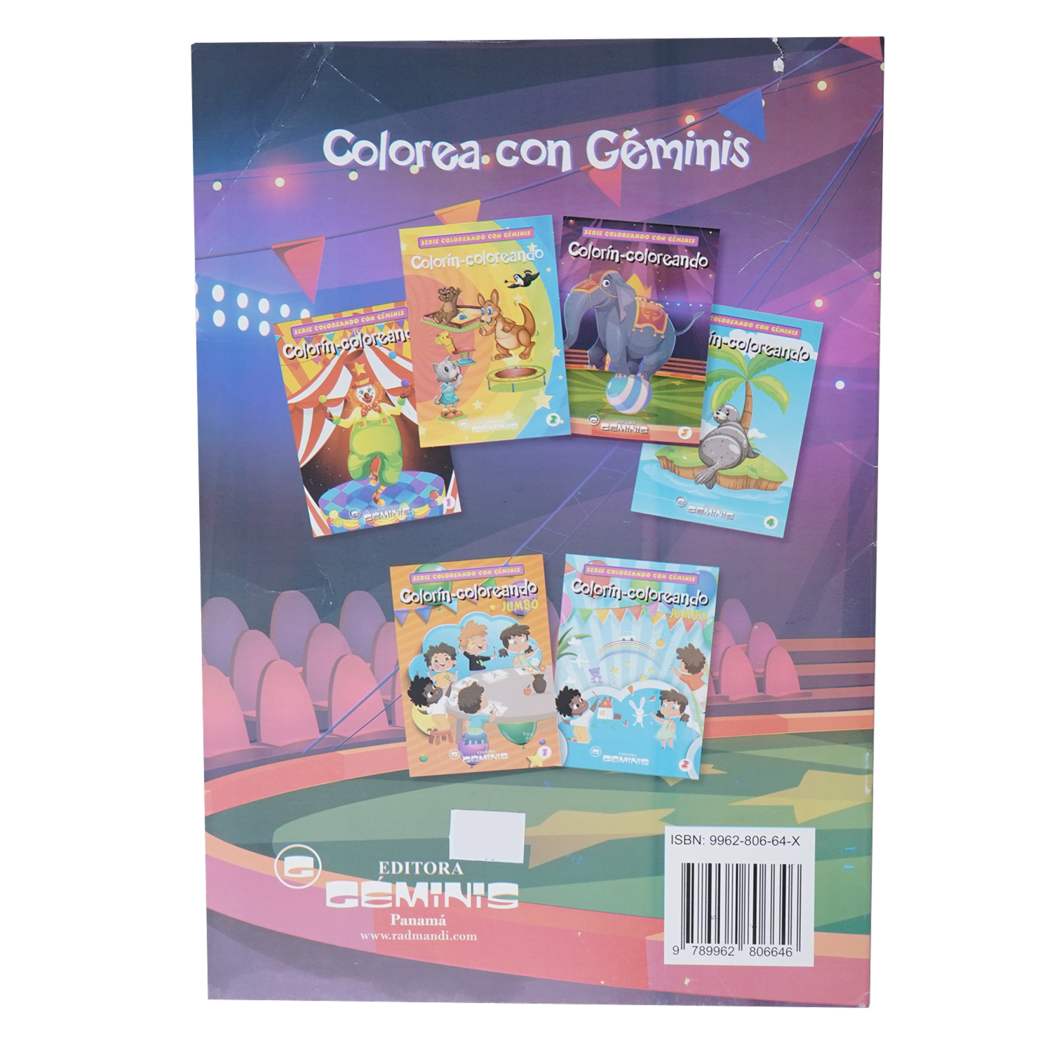 Libro Colorín Coloreando 3 RADMANDÍ 16 Páginas