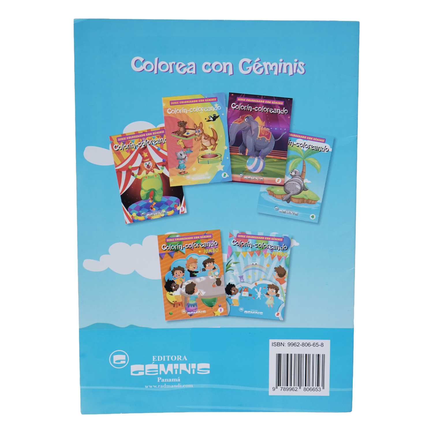 Libro Colorín Coloreando 4 RADMANDÍ 96 Páginas
